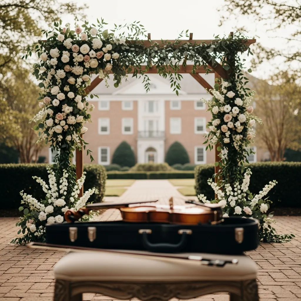 Corporate event musician in Cary — solo violin